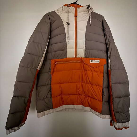 Columbia Norwester Anorak Omni Heat jacket puffer Mens Medium - Picture 1 of 5